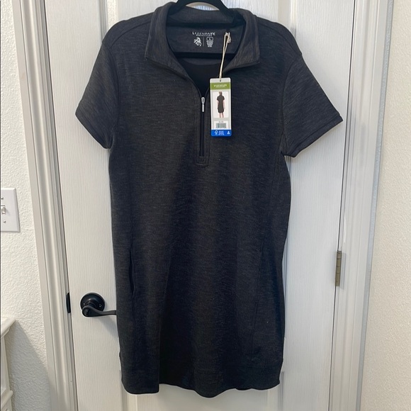 Legendary Outfitters Polo Midi Dress Short Sleeve Casual - Picture 1 of 3